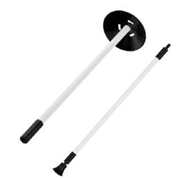 Vara de bandeira de golfe prática colocando vara de bandeira verde para quintal pólo de golfe pino mastro portátil design de 2 seções - Image 1