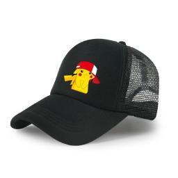 Boné de beisebol Pokémon Pikachu para mulheres, Hip Hop, Mom Hat, esporte ao ar livre, chapéu de sombra adulto, presentes para pais e filhos, meninas, verão - Image 3