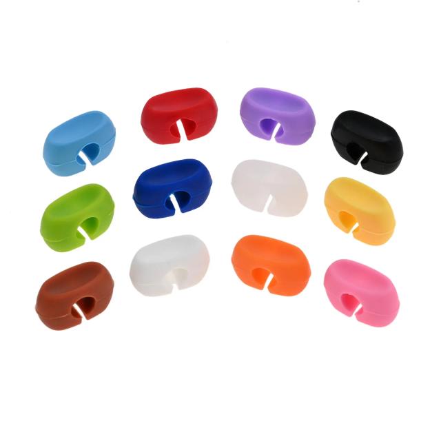 Marcadores de Silicone para Copos de Vinho - Identificação Prática em Casamentos, Festas e Decoração da Cozinha - 12 Peças