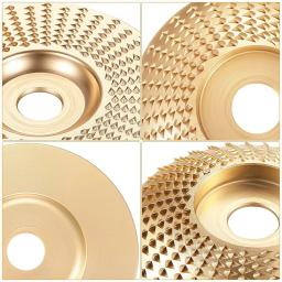 Carboneto de tungstênio Rebolo, Abertura Angle Grinder, Madeira Carving Disc, Formando Disco para Carpintaria, 4 Tipos, 5/8" - Image 2