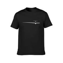 Camiseta branca lisa dos homens, planador, planador, voar, planador, alfândega, fãs de esportes - Image 2