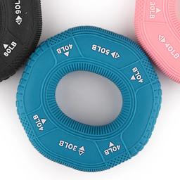 Silicone Mão Fortalecedor Grip Ring, Antebraço Trainer, Donut Gripper, Finger Training Exerciser, Espremedor - Image 3
