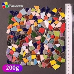 200g pequeno irregular cerâmica decorar mosaico, para artesanato mosaico solto diy hobbies, material da arte do mosaico fornecedor - Image 2