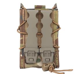 5.56 revista bolsa coldre ak ar m4 ar15, saco único para airsoft, paintball, caça, tiro - Image 3