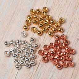 Contas de liga de tungstênio, 25 peças, material de amarração de mosca, alta qualidade, durável, agradável, contas com fenda, 2/2.5/2.8/3.3/3.5mm, ferramentas de pesca - Image 1