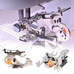 Ajustável plissado Ruffler Presser Foot, máquina de costura portátil, metal durável prático, acessórios criativos - Image 4
