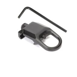 Ao ar livre tático quadrado cordão sling montagem giratória qd arma rifle ak caça airsoft m416 acessórios ar15 metal fivela espingarda - Image 6