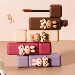 Batom Matte Velvet, impermeável, duradouro, bonito, Lipgloss de coelho, copo antiaderente, matiz labial, cosmético de lama - Image 5