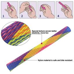 Dobrável Multi-Color Cat Bouncing Toy Stick, gatinho brinquedos interativos, Pet Supplies, Folding Spring Shape, 10 pcs - Image 5