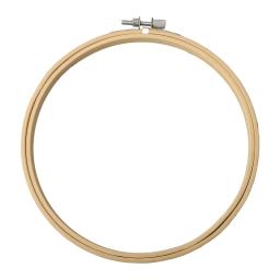 1pc ferramenta de aros de bordado 8-26cm bordado quadro de madeira círculo bordado galpão argola anel para diy ponto cruz agulha artesanato ferramenta - Image 1