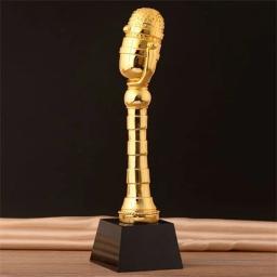 Troféu De Resina Personalizado Prêmio De Estrelas De Ouro Com Palavras Personalizado Base De Cristal, Evento Esportivo, Prêmio De Empresa, Competição Escolar, 1Pc - Image 6
