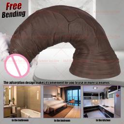 Novo enorme vibrador realista fantasia pênis longo pau grande ventosa vibradores para mulheres gigante xxl anal vibrador brinquedo sexual para mulheres homens gay - Image 5