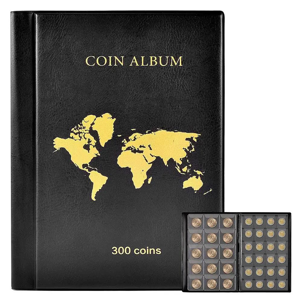 Coleção Livro Titular Álbum para Colecionadores, Moeda Display Caso De Armazenamento, Coletando Mangas Caixa Organizadora, 300 Bolsos - Image 1