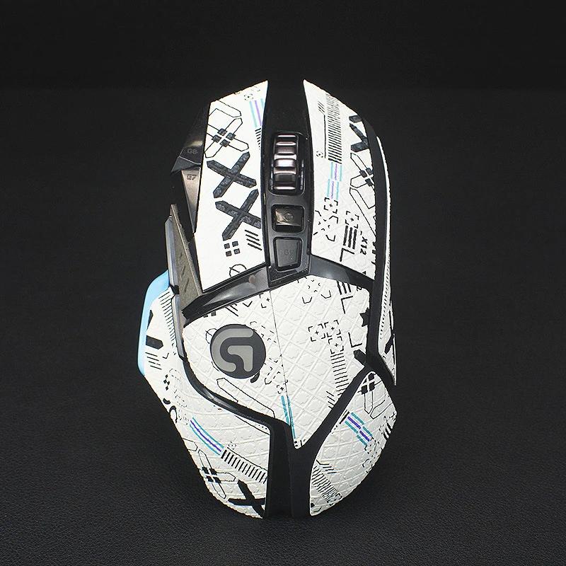 Fita antiderrapante de skate do aperto do mouse, pele de lagarto, chupar suor para G502 Hero PC Gamer, adesivo artesanal, DIY, sem mouse - Image 1