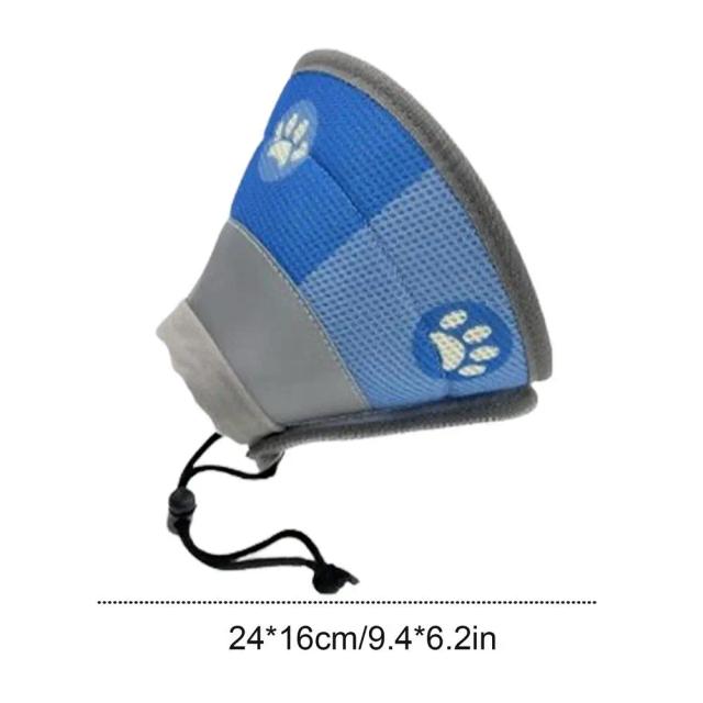 Cone Ajustável para Recuperação de Animais de Estimação - Protetor Respirável e Portátil para Gatinhos e Filhotes