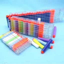 Clipe de recarga universal branco transparente, 6 /12 /18 rodadas para dardos de revista nerf, substituição de bala macia, acessórios de arma de brinquedo - Image 4