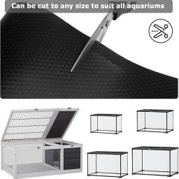 Forro de terrário para répteis, cortável, não adesivo, à prova d'água, substrato, acessórios para tanque, para dragão barbudo, lagarto, tartaruga, gecko - Image 3