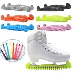 Caminhada tpu patinação no gelo lâmina capa figura skate patins de hóquei ajustável evitar punctura lâmina escalável manga - Image 1