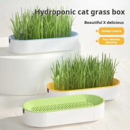 Hidropônico Solo Plantando Pot Set para Fácil Crescimento, Caixa De Grama, Cat Treats, Catnip - Image 4