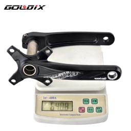 Goldix manivela de bicicleta 104bcd mtb, manivela de liga de alumínio com fundo 170mm, placa preta 32t 34t 36t 38t - Image 6
