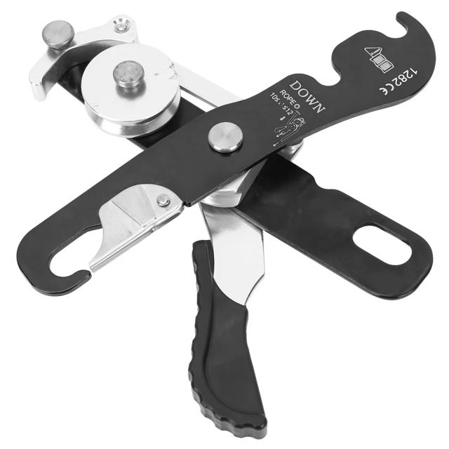 Equipamento de Escalada: Freio de Auto, Mosquetão, Clampeador de Corda e Descensor para Acessórios de Subida