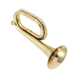 Trompete Carga Corneta para Crianças, Instrumento Musical Premium, Profissional Copper Alloy Horn, Vento - Image 3