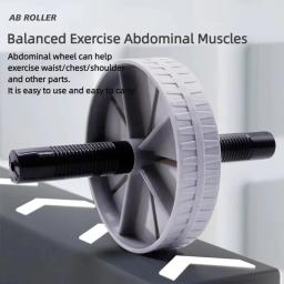 Rolos abdominais para exercícios de núcleo e equipamento de exercício abdominal para treinamento de força, rodas de exercício antiderrapantes para academia em casa - Image 4