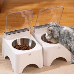 Smart Pet Bowl com Sensor Infravermelho Abertura Inteligente de Tampa Alimentador de Alimentos para Cães e Gatos, Dispensador Anti-Mouse Pet Food, Suprimentos para Cães e Gatos - Image 2
