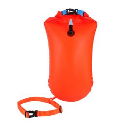 VORCOOL Bóia de natação em águas abertas Bolsa de natação flutuante de segurança ultraleve para nadadores, triatletas, snorkelers, surfistas (laranja) - Image 1