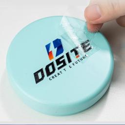 3d cor personalizada adesivo de transferência uv dtf impressão logotipo da marca etiqueta de cristal claro brilho ouro prata em relevo decalque à prova dwaterproof água alívio - Image 1
