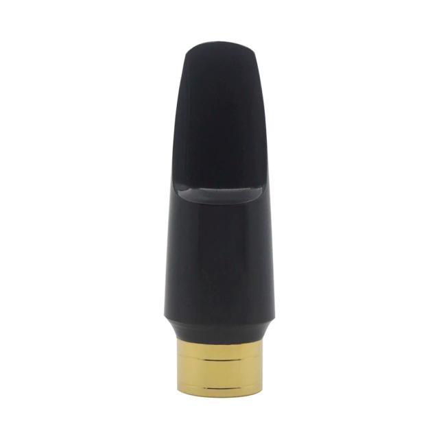 Saxofone Alto Profissional com Bocal Preto e Ouro em ABS, Flauta de Metal e Pescoço - Peças Sobressalentes de Alta Qualidade