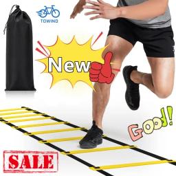 Flexibilidade Agilidade Escada com Correia De Nylon, Saltando Escada, Treinamento De Velocidade, Escada De Fitness, Treinamento De Futebol, Energia, Novo - Image 1