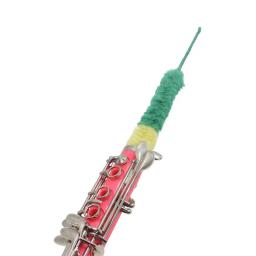 Clarinete cotonete limpeza escovas, flauta limpeza ferramentas, haste limpeza escova - Image 4
