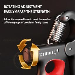 Fortalecedor De Mão Ajustável Para Fitness, Expansor De Pulso, Exercício De Força De Aderência De Ginásio, Recuperação Muscular, 5-100kg - Image 5