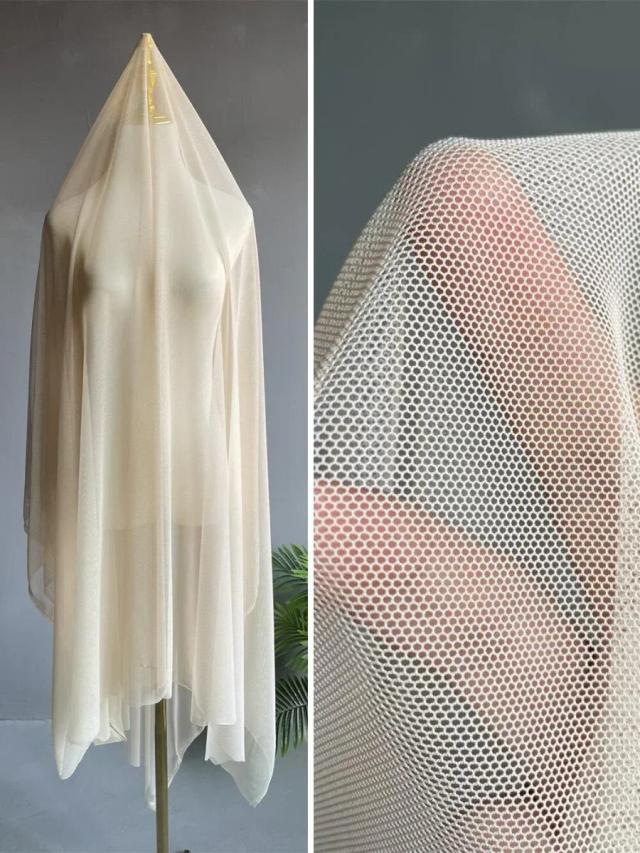 Tecido de Malha Elástica Multifuncional com Quatro Lados e Design Versátil para Costura DIY