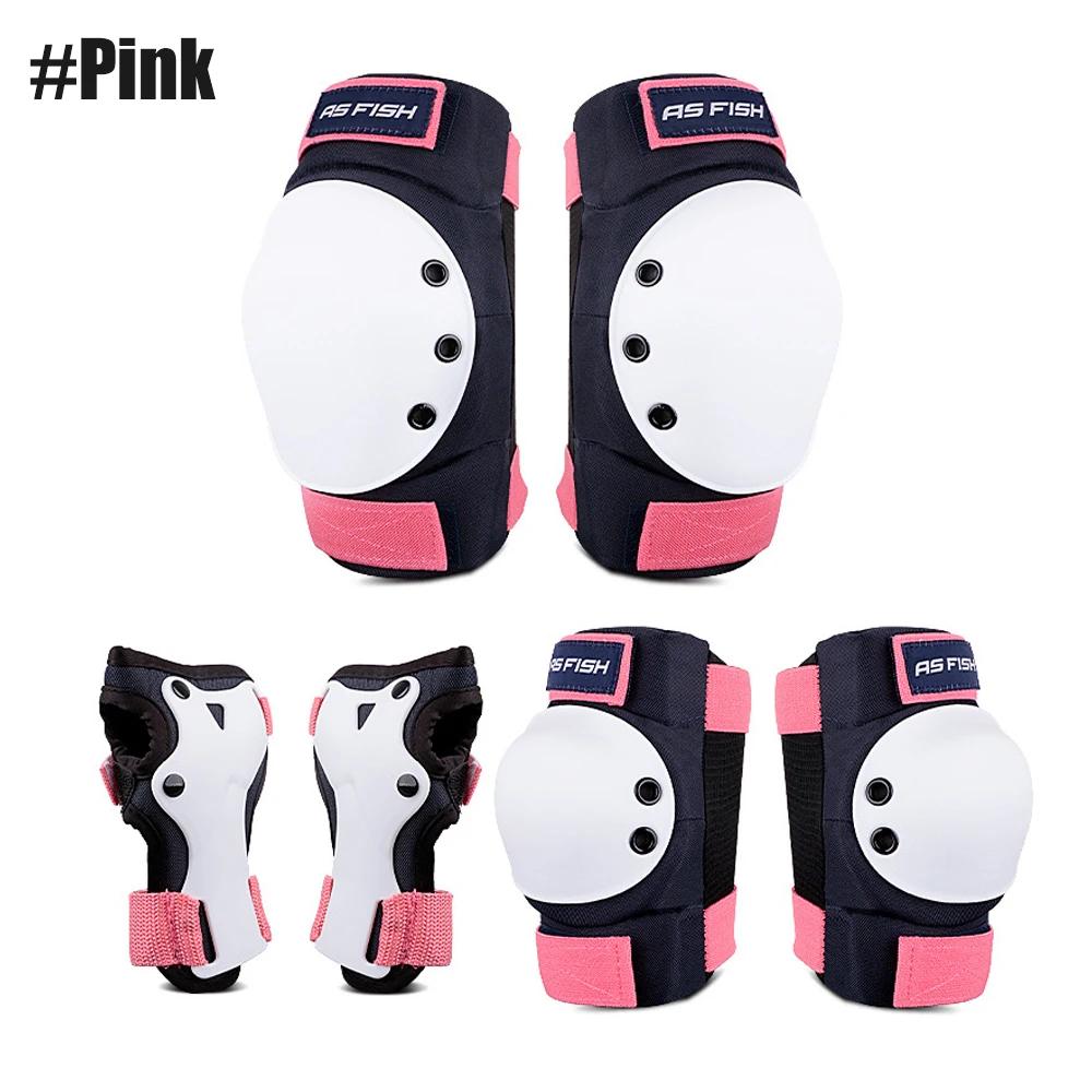6 pçs/set protetor de patinação profissional para adolescentes adultos ciclismo escalada joelho cotovelo pulso mão equipamentos de proteção - Image 1