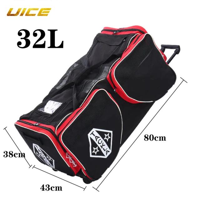 Mochila Esportiva Ventilada 32L para Hóquei: Kit Portátil Ideal para Adolescentes e Adultos com Saco Desodorante