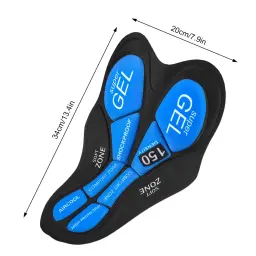 Calções de Ciclismo Confortáveis para Homens e Mulheres, Gel Acolchoado, Almofada, Absorção de Choque, Roupa Interior de Bicicleta, Calças - Image 5