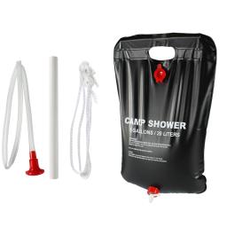 Portátil e dobrável Energia Solar Shower Bag, Acampamento ao ar livre aquecida, PVC Viagem Van, Acessórios Caravana, Camper Trailer, 20l - Image 2