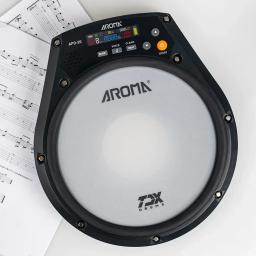Aroma eletrônico Dumb Drum Pad, tambor ajustável, Mesh superfície, Vocal, Metronome prática, multifuncional, recarregável - Image 4