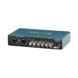 AMIXS-UC42 Audio Interface para Gravação De Computador, Unidade Livre, USB Placa De Som Externa Para PC, Equipamento De Vídeo Profissional - Image 2