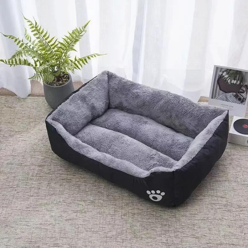 Grande impermeável Pet Bed, casa de cachorro confortável quente, ninho de algodão macio PP, Dog Basket Mat, Universal - Image 1