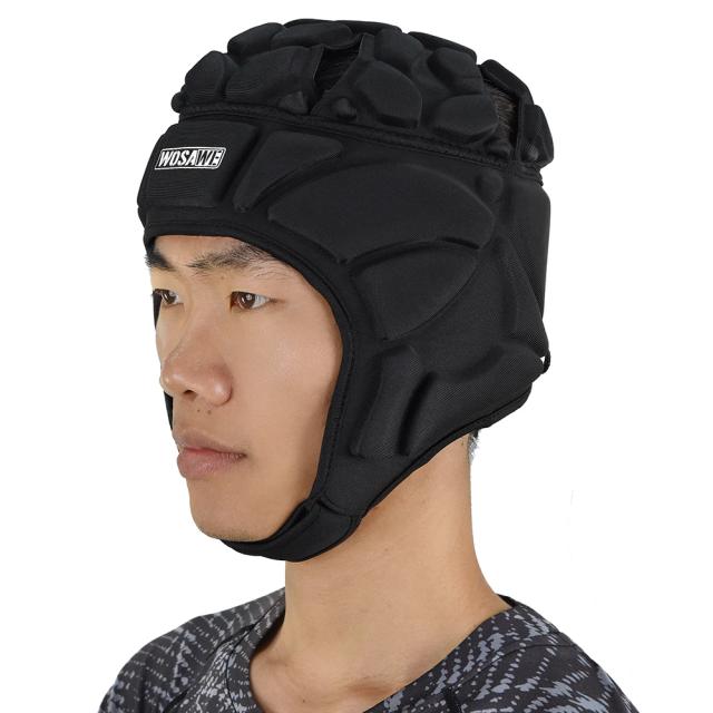 Capacete WOSAWE para Motocicleta e Rugby - Proteção Acochoada para Cabeça em Futebol e Scrum para Jovens e Adultos
