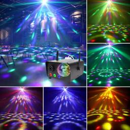 Controle Remoto Fog Machine, LED RGB Light, Magic Efeito pequeno, Máquina de fumaça, Disco, KTV, Party Club, Bar, Event Show, 3in 1, 600W - Image 5