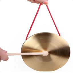 Instrumento de Percussão Infantil, Brinquedos de Educação Infantil, Latão, 10 cm, 15 cm, 18 cm, 22 cm, 30cm - Image 1
