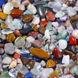 Natural Mixed Crystal Stones para a decoração do aquário, cascalho minerais, acessórios do aquário, 100g, 4 tamanhos - Image 4