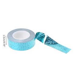 Fita holográfica prismática com glitter, aros, ferramenta scrapbooking diy, torneira mascaramento - Image 3