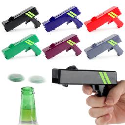 Abridor de cerveja de garrafa portátil, Cap Gun Launcher, Shooter Party Supplies, Drinking Game, Funny Toy Bar Tool, Kitchen Gadget Acessórios - Image 1