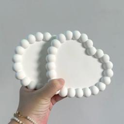 Bandeja De Armazenamento De Bolha De Silicone, Cimento De Gesso De Resina DIY, Molde De Fundição, Flor Redonda, Nuvem, Coaster Da Forma Do Coração, Decoração De Casa, Presente - Image 3