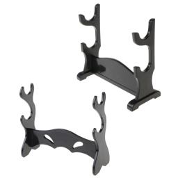 Suporte acrílico Rack Coleção Stand, 2 Tiers Titular, Display, Desenhos Animados, Periférico, Armas, Wand, Espada - Image 1